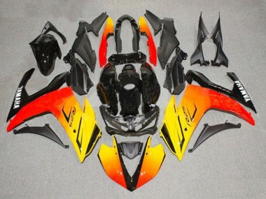 Yellow Red Black 2015-2018 Yamaha YZF R3/R25 Motorcycle Fairings