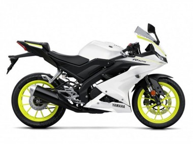 White Yellow 2019-2024 Yamaha YZF R125 Motorcycle Fairings