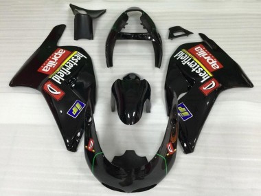 Glossy Black Red 1995-1997 Aprilia RS250 Motorcycle Fairings