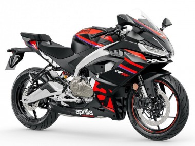 Matte Black Red 2024-2025 Aprilia RS457 Motorcycle Fairings