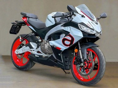 White Black Red 2024-2025 Aprilia RS457 Motorcycle Fairings