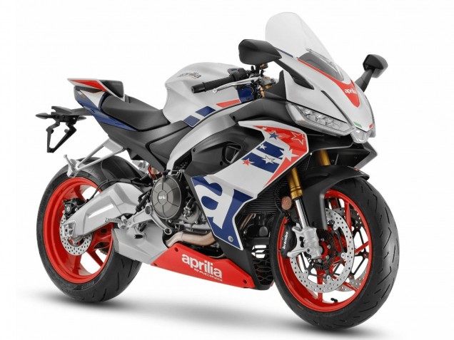 White Red Blue 2020-2024 Aprilia RS660 Motorcycle Fairings