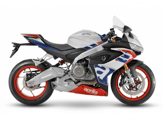 White Red Blue 2020-2024 Aprilia RS660 Motorcycle Fairings