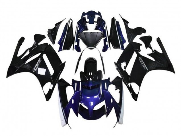 Glossy Black Blue 2001-2006 Yamaha FJR1300 Motorcycle Fairings