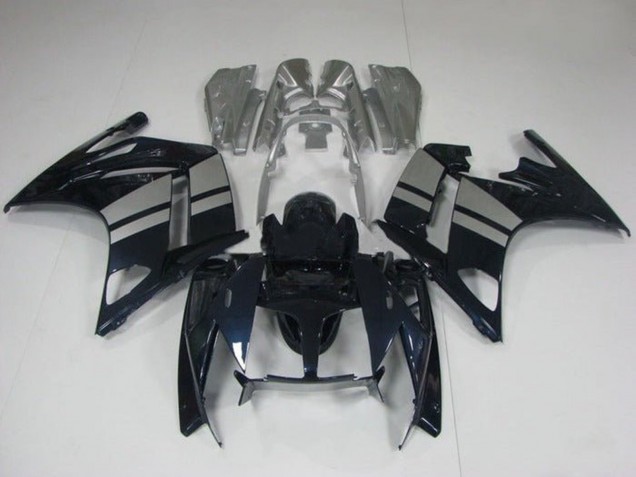Glossy Black Silver 2013-2015 Yamaha FJR1300 Motorcycle Fairings