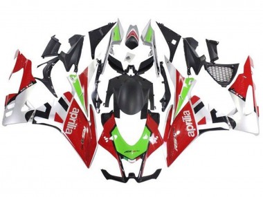 Red White Green 2009-2015 Aprilia RSV4 1000 Motorbike Fairings