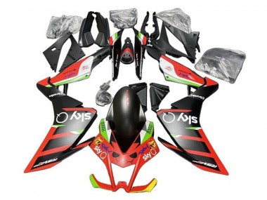 Matte Black Red Green White 2009-2015 Aprilia RSV4 1000 Motorcycle Fairings