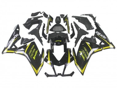 Black Yellow 2009-2015 Aprilia RSV4 1000 Motorcycle Fairings