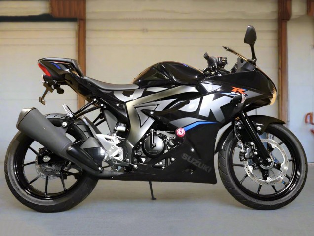 Black Silver Blue 2017-2025 Suzuki GSXR125 Motorcycle Fairings