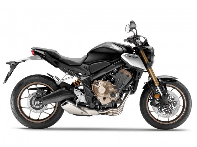 Black 2019-2022 Honda CB650R Motorcycle Fairings
