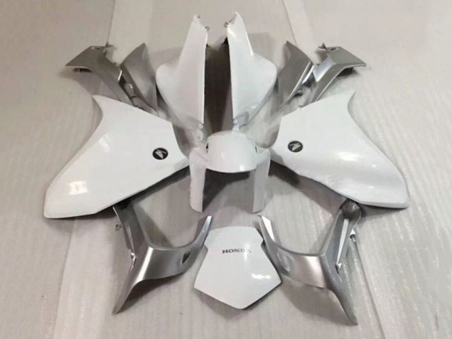 Silver White 2010-2014 Honda VFR 1200 Motorcycle Fairing