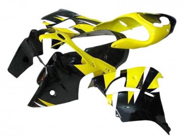 Yellow Black 2000-2001 Kawasaki ZX9R Motorcycle Fairings