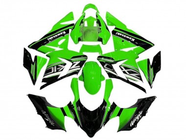Black Green Silver 2004-2005 Kawasaki ZX10R Motorcycle Fairings