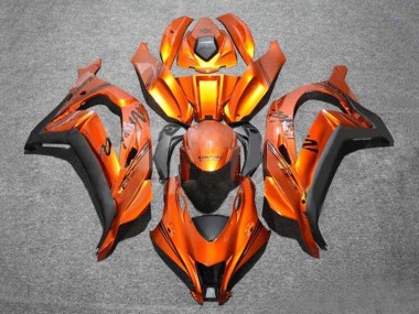 Orange Black 2016-2020 Kawasaki ZX10R Motorcycle Fairings