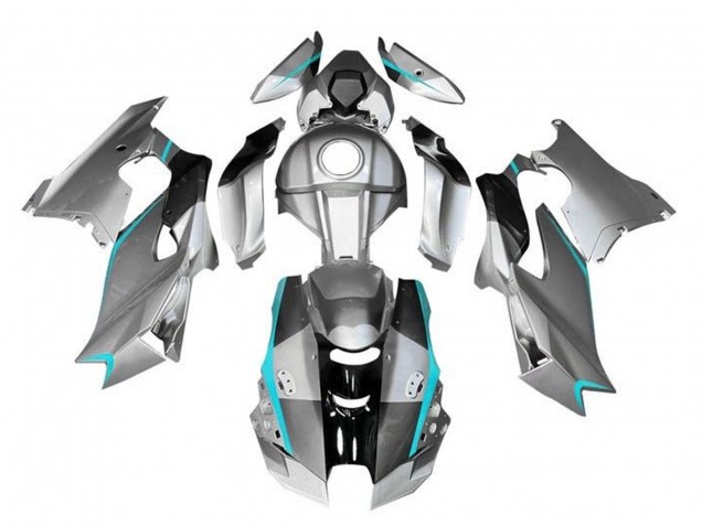 Silver Grey Black Blue 2021-2025 Kawasaki ZX10R Motorcycle Fairings