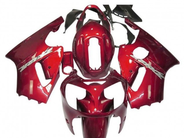 Cnady Red 2002-2006 Kawasaki ZX12R Motorcycle Fairings