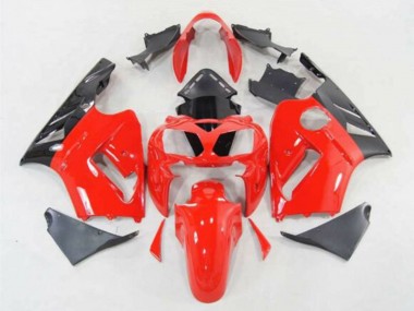 Red Black 2002-2006 Kawasaki ZX12R Motorcycle Fairings