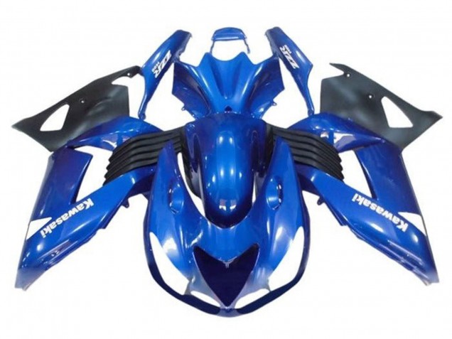 Blue Black White Decal 2006-2011 Kawasaki ZX14R ZZR1400 Motorcycle Fairings