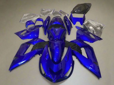Blue 2006-2011 Kawasaki ZX14R ZZR1400 Motorcycle Fairing Kits