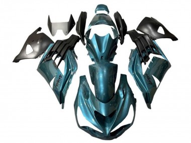 Metallic Teal Blue 2012-2024 Kawasaki ZX14R ZZR1400 Motorcycle Fairings