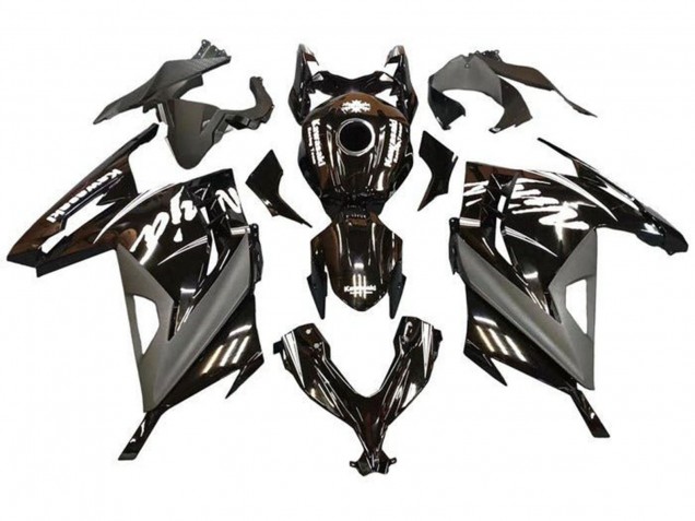Glossy Black Matte Black White 2013-2024 Kawasaki EX300 Motorcycle Fairings