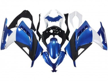 White Blue Black 2013-2024 Kawasaki EX300 Motorcycle Fairings