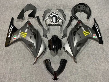 Matte Grey Black Yellow Monster 2013-2024 Kawasaki EX300 Motorcycle Fairings