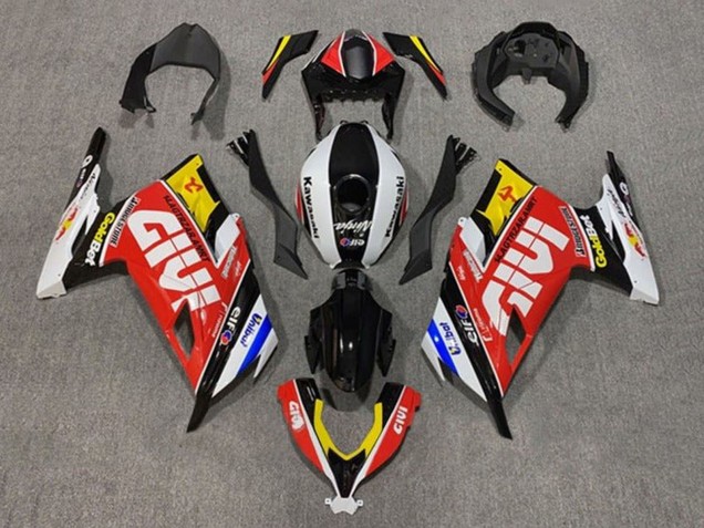 White Red Yellow Blue Black Givi 2013-2024 Kawasaki EX300 Motorcycle Fairings