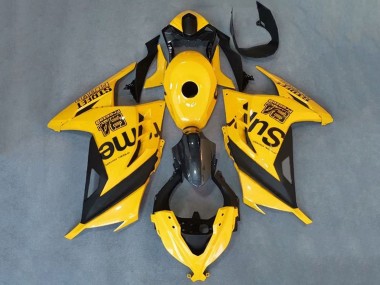 Yellow Black Supreme 2013-2024 Kawasaki EX300 Motorcycle Fairings