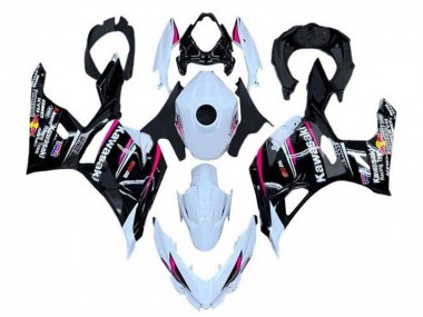 White Pink Black 2018-2024 Kawasaki Ninja 400 Motorcycle Fairings