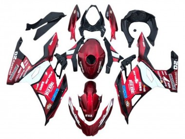 Red Blue White Trick Star Bridgestone 2018-2024 Kawasaki Ninja 400 Motorcycle Fairings