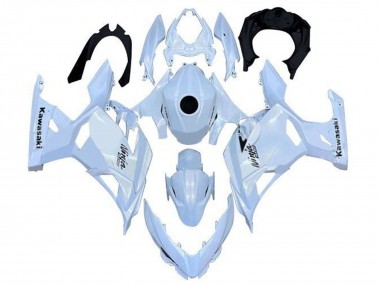 Pearl White 2018-2024 Kawasaki Ninja 400 Motorcycle Fairings