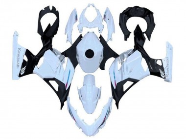 White Black 2018-2024 Kawasaki Ninja 400 Motorcycle Fairing
