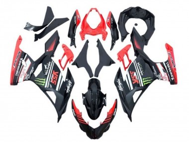 Red Black Green Monster 2018-2024 Kawasaki Ninja 400 Motorcycle Fairings