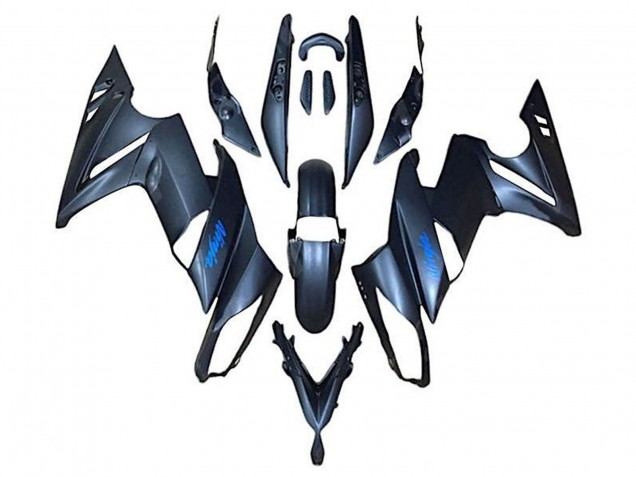 Matte Black Blue 2009-2011 Kawasaki Ninja 650 EX650 Motorcycle Fairings