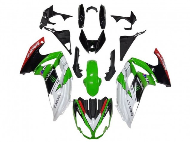White Green Black Red Monster 2012-2016 Kawasaki Ninja 650 EX650 Motorcycle Fairings