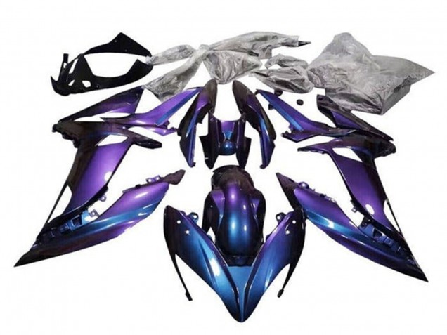Purple Blue Chameleon 2017-2019 Kawasaki Ninja 650 EX650 Motorcycle Fairings
