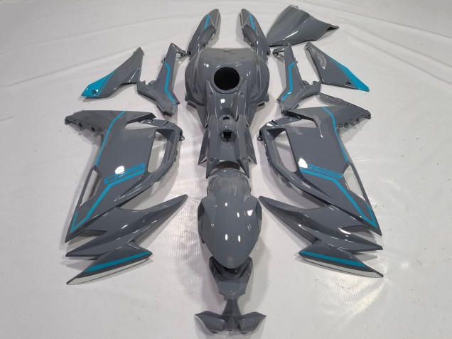 2020-2025 Grey Blue Kawasaki Ninja 650 EX650 Motorcycle Fairings