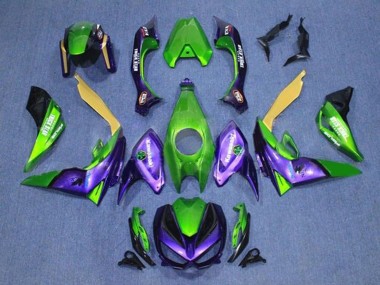 Green Yellow Purple Black 2014-2019 Kawasaki Z1000 Motorcycle Fairings