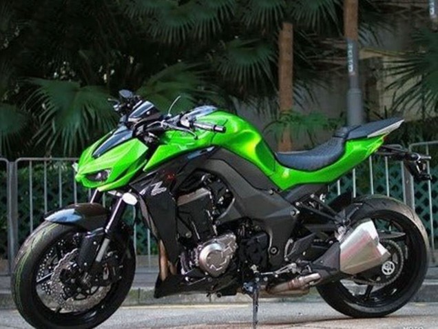Green 2014-2019 Kawasaki Z1000 Motorcycle Fairings