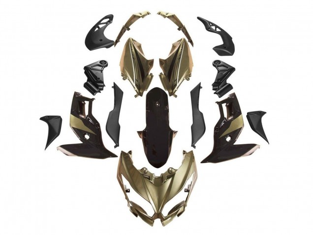 Gold Black 2015-2020 Kawasaki Versys 650 Motorcycle Fairings