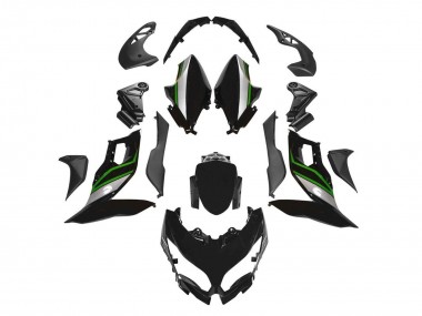 Black Green Silver 2015-2021 Kawasaki Versys 650 Motorcycle Fairings