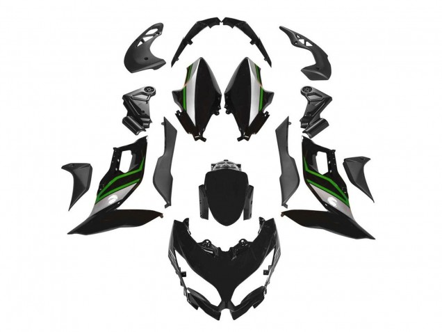 Black Green Silver 2015-2020 Kawasaki Versys 650 Motorcycle Fairings