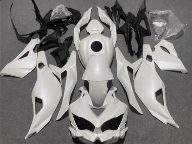 Pearl White 2019-2025 Kawasaki ZX25R ZX-25R Motorcycle Fairings