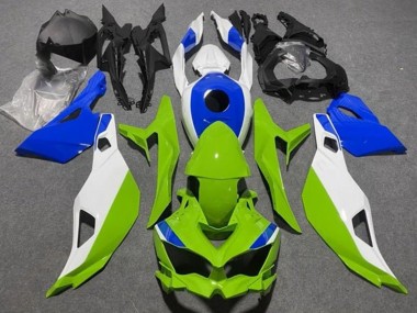 White Blue Green 2019-2025 Kawasaki ZX25R ZX-25R Motorcycle Fairings