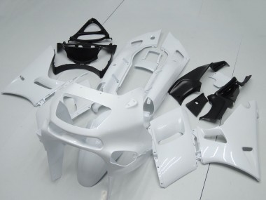 White 1993-2007 Kawasaki ZZR400 Motorcycle Fairings