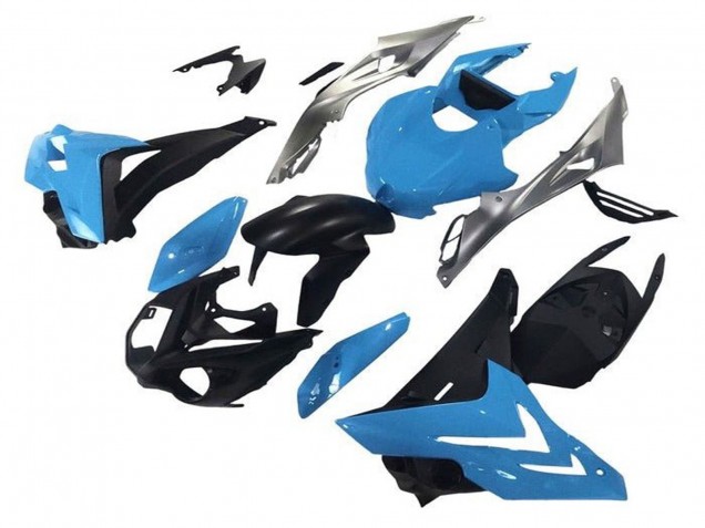 Blue Silver Matte Black 2014-2016 BMW S1000R Motorcycle Fairings