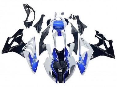 White Blue Glossy Black HP 2009-2014 BMW S1000RR Motorcycle Fairings