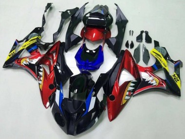 Red Blue Yellow Black Shark 2009-2014 BMW S1000RR Motorcycle Fairings