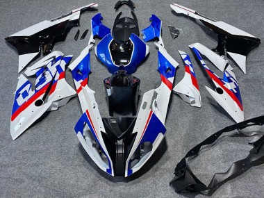 White Red Blue Glossy Black Tyco 2009-2014 BMW S1000RR Motorcycle Fairings